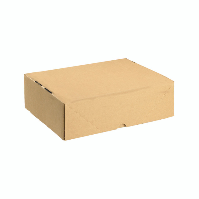 Carton/Lid 305X215X100MM Brn PK10
