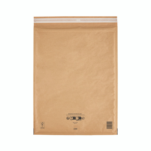 Bubble Lined BAG Gold 350X470 PK50