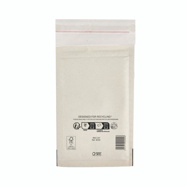 Bubble Lined BAG White 120X210 PK100