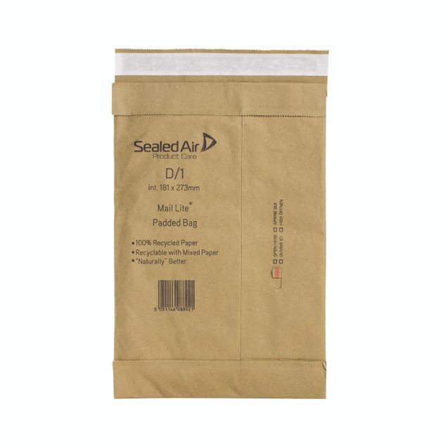 Sealed Air Post BAG Brown D1 PK100