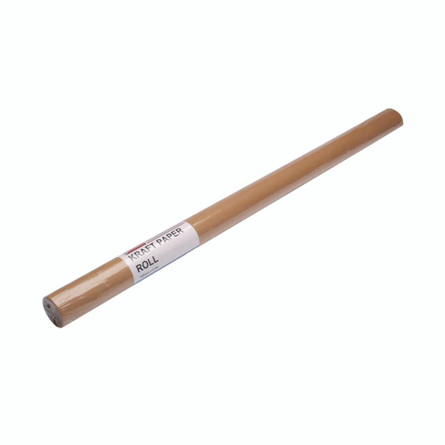 CW Office Gosecure Kraft Roll 750MMX2.5M PK50, kraft brown paper roll suitable for packaging and wrapping.