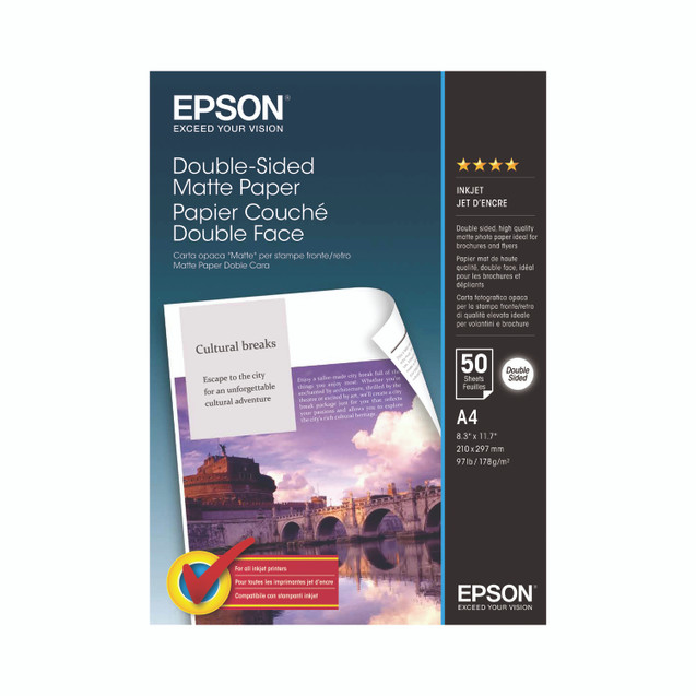 Epson PPR A4 178GSM Matte PPR PK50