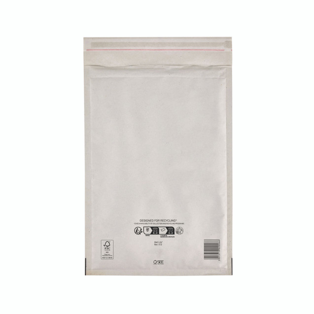 Bubble Lined BAG White 220X330 PK50