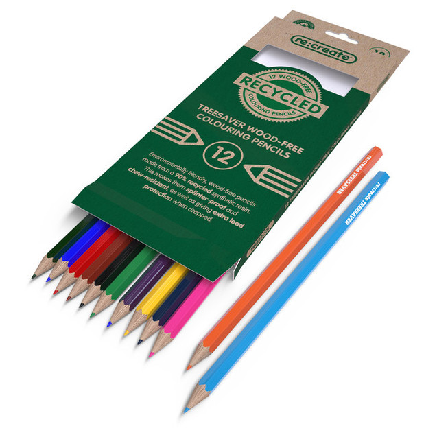 Recreate Treesaver Col Pencil PK12