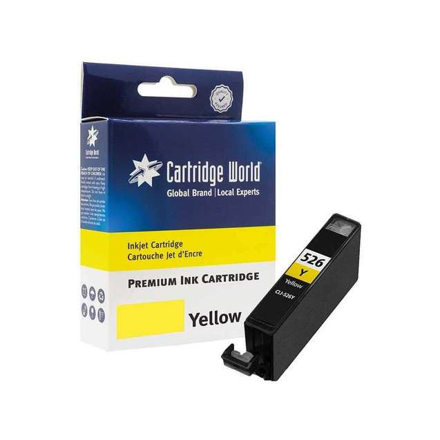 Cartridge World Compatible with Canon CLI-526Y Yellow 4543B001