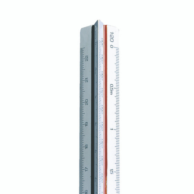 Linex Scalerule Triang 500-2500 30CM