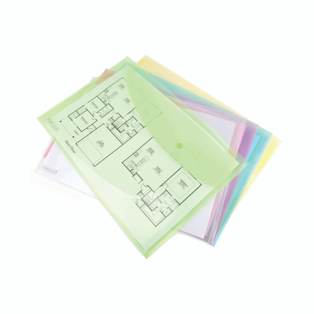 Eco Recyc Popp Wlt A3 Pastl AST PK5