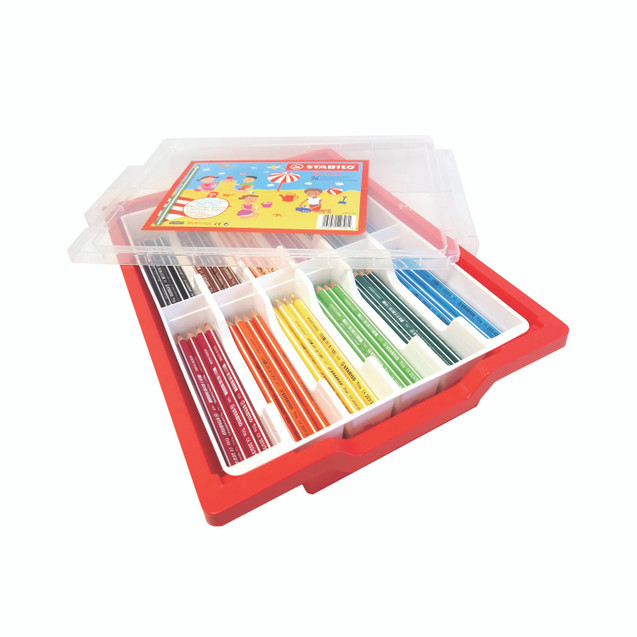 Stabilo Trio Thick Colg Pcl AST PK96