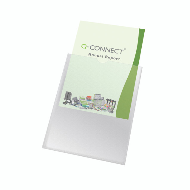 Q-Connect Card Holder PP A4 PK100