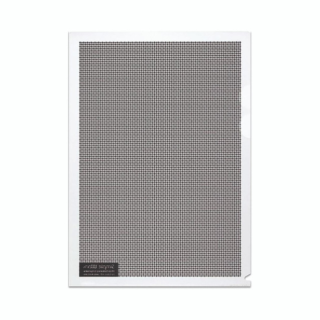 CW Office Pentel Camo PP Folder A4 Clear PK5, transparent document folder with camouflage pattern, suitable for organizing papers.