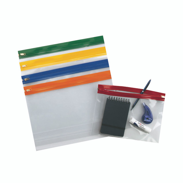 Snopake Zippa BAG A4 Assorted PK25