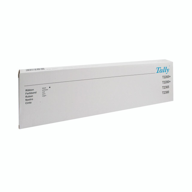 CW Office Tally T2265+ 2285+ Ribbon, white packaging box with product details printed in black and blue text