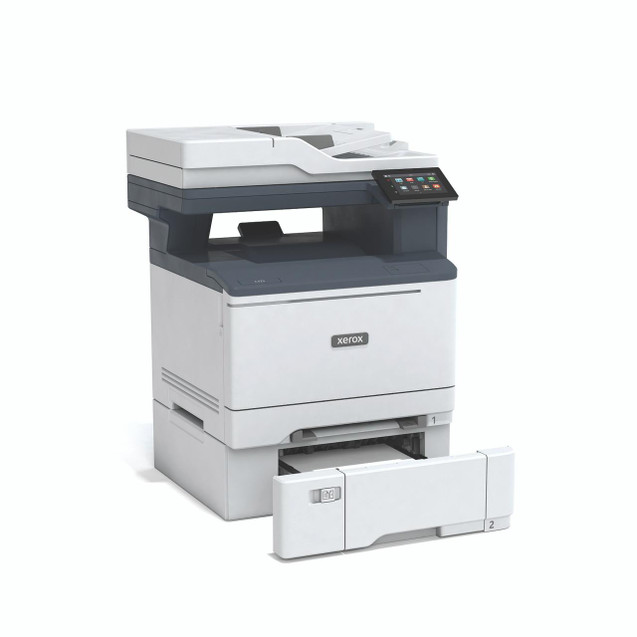 CW Office Xerox C325 Colour Laser Printer, modern multifunction color laser printer with touchscreen control panel and paper tray.