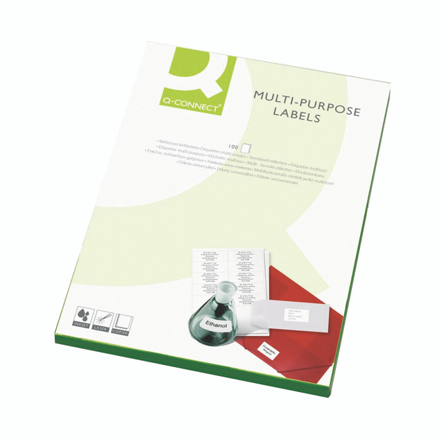 Q-Connect Multipurpose Labels PK1400