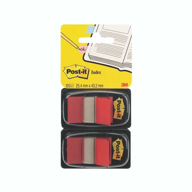 Postit Index Flag Dispenser Red PK