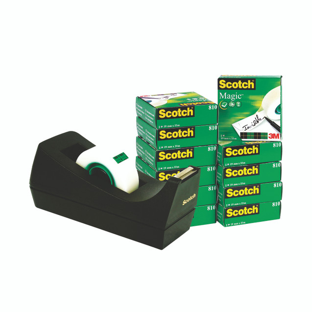 Scotch Invisible Tape 19MMX33M PK12