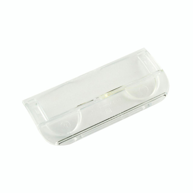CW Office Crystalfile Tabs Clear PK50 78020, transparent plastic filing tabs for organizing documents.