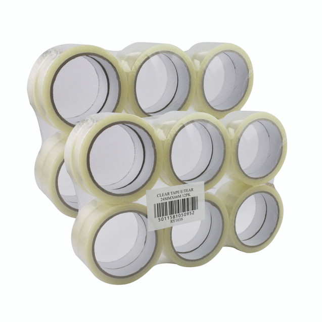 Sticky Tape 24MMX66M Clear PK12