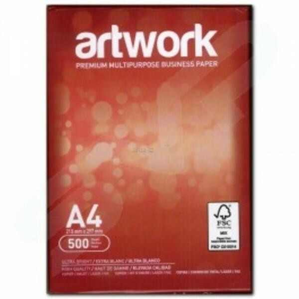 Artwork A4 White Copy Paper 80gsm 2 Reams 1000 Sheets