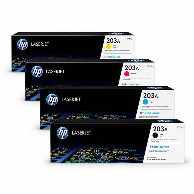 HP 203A 4 Cartridge Multipack (CF540A, CF541A, CF542A, CF543A)
