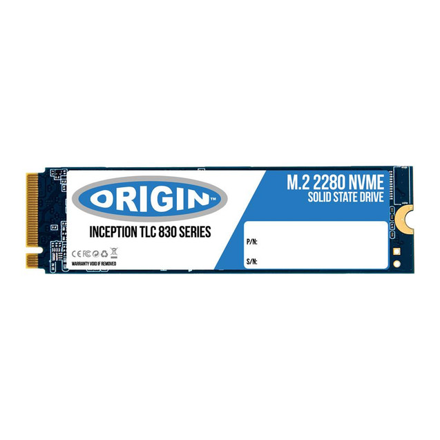 Various Inception SSD 256GB NVMe M.2 3D TLC 80mm, product image of a blue and white NVMe solid state drive with graphic design and branding.