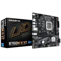 CW Office Gigabyte B760M H V2 Intel 1700 Socket Motherboard, Gigabyte B760M H V2 micro-ATX motherboard with Intel LGA 1700 socket shown beside its retail box