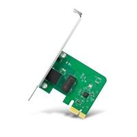 CW Office TP-Link TG-3468 Gigabit PCI-E Network Adapter, green PCI Express network card with Ethernet port and metal mounting bracket