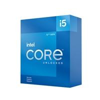 CW Office Intel 12th Gen Core i5-12600KF 10 Core Desktop Processor 20 Threads, blue Intel Core i5 processor retail box shown against a white background