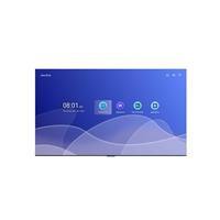 CW Office Newline STV-6524+ 65" STV+ Series, 4K, Android 14, Cast+, Digital Signage Display (Non-Touch), front view of a slim-bezel 65-inch display showing a blue Android home screen on a white background.