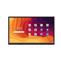 CW Office Newline TT-6523QA 65-inch Lyra Pro Android 14 Interactive Touch Screen, front view of a large black-bezel display showing a colorful Android home screen.