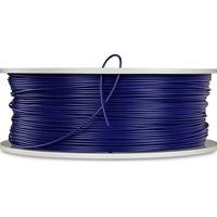 CW Office Verbatim PLA Filament 3D Printing, 1.75 mm, 1 kg, Blue, A spool of dark blue PLA 3D printer filament