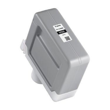 Canon Original Canon PFI-310MBK Matte Black 330ml Ink Cartridge - 2358C001AA, gray Canon ink cartridge shown at an angle on a white background