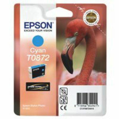 Epson Flamingo Singlepack Cyan T0872 Ultra Gloss High-Gloss 2