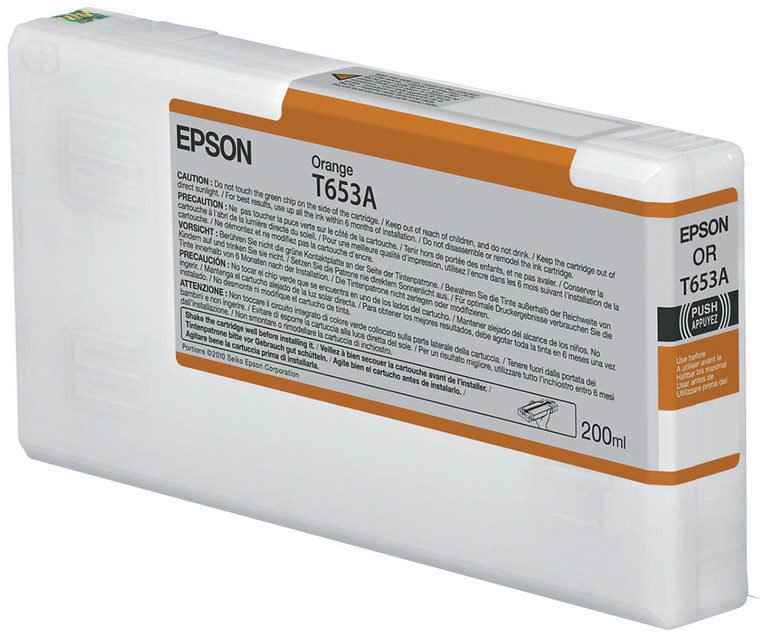 Epson T653A Orange Ink Cartridge 200ml