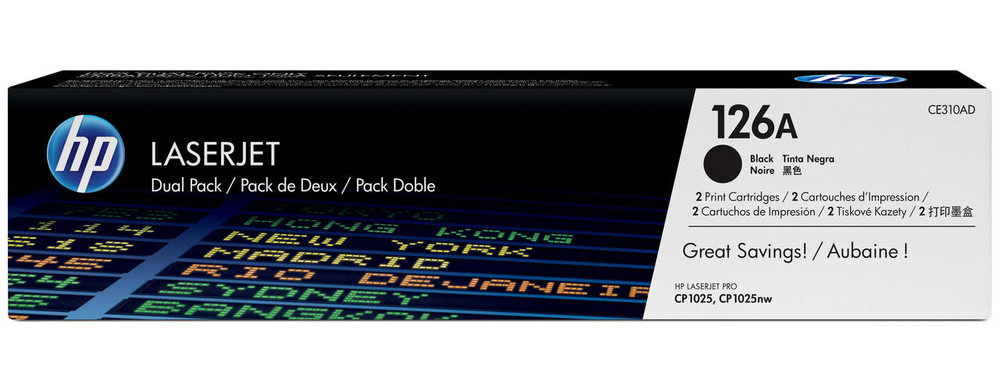 HP 126A Original Black 2 pcs