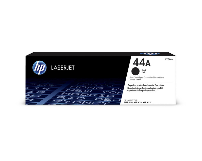 HP 44A Black Original LaserJet Toner Cartridge CF244A