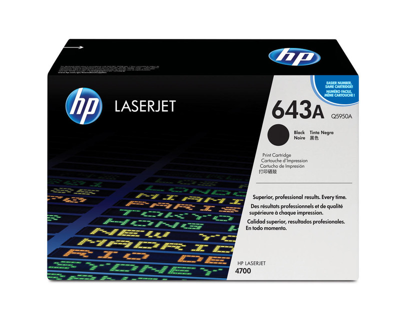 HP 643A Original Black Toner Cartridge