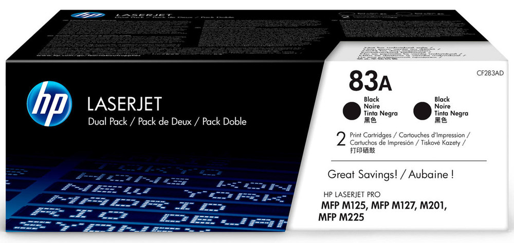 HP 83A Original Black 2 pcs