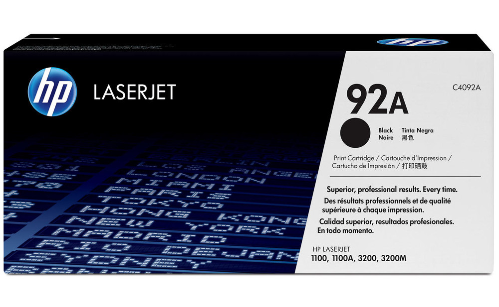 HP 92A Original Black Toner Cartridge