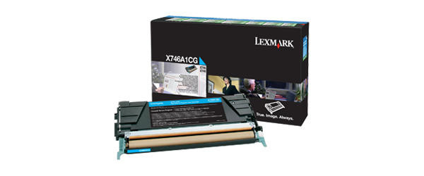 Lexmark X746A1CG toner cartridge Original Cyan