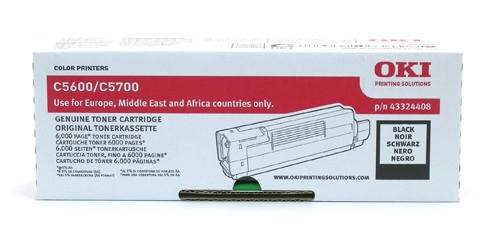 Oki OKI 43324408 Original Black Toner Cartridge