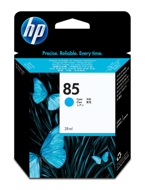 HP Original HP 85 Cyan Ink Cartridge C9425A