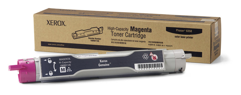 Xerox Magenta High Capacity, Phaser 6350 DOES NOT WORK ON PHASER 6300 Toner Cartridge