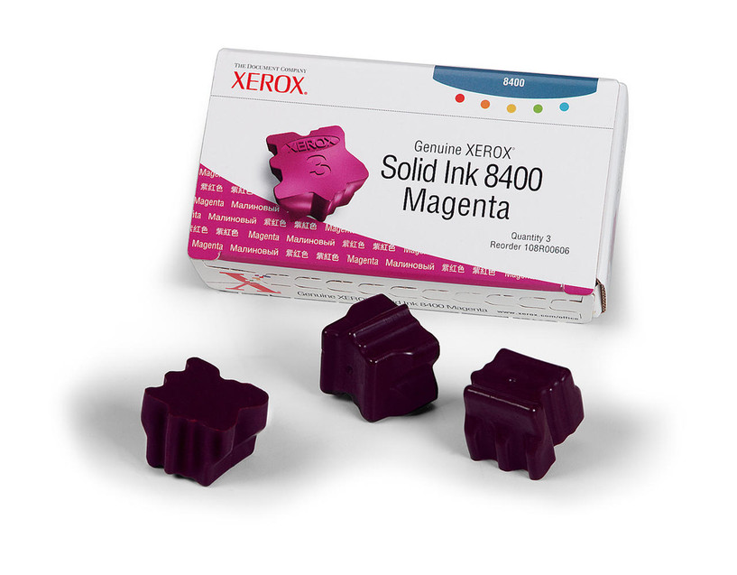 Xerox Magenta Ink 3 Per Box 8400