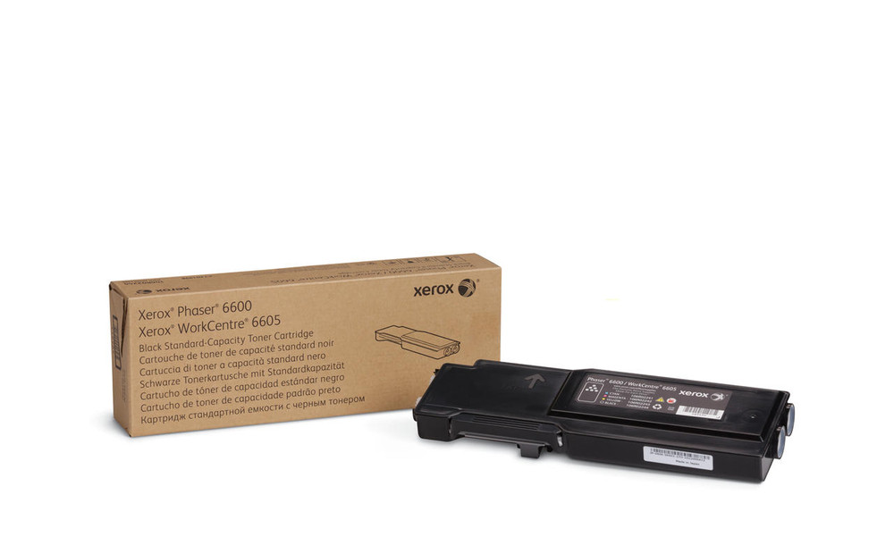 Xerox Phaser 6600/WorkCentre 6605 Standard Capacity Black Toner Cartridge 3,000 Pages