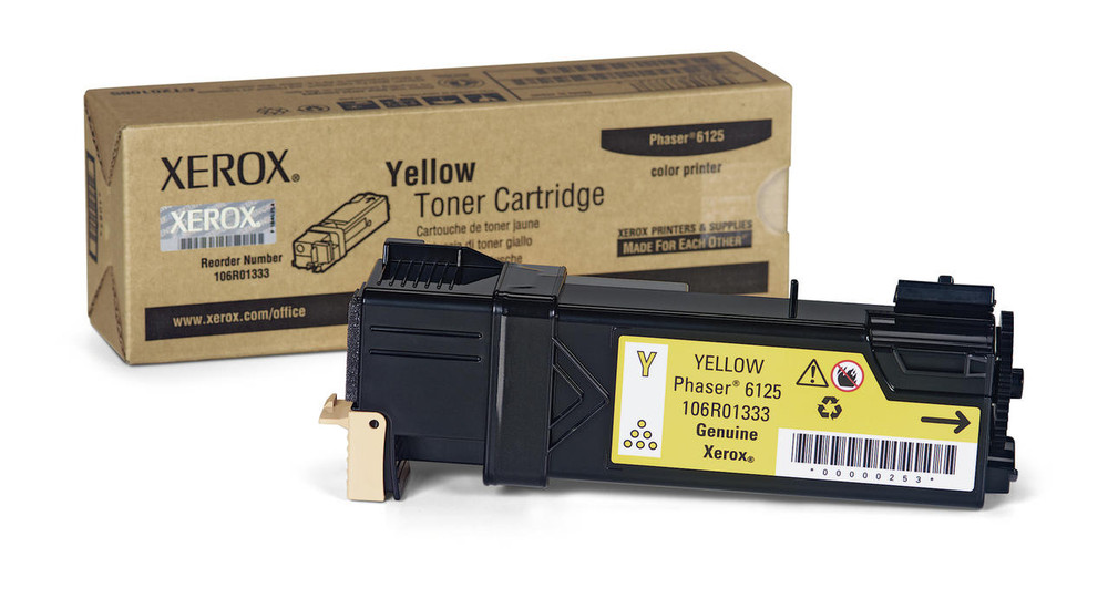 Xerox Yellow, Phaser 6125 Toner Cartridge