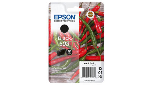 Epson EPSON CHILLIE 503 BLACK INK SINGLEPACK INK
