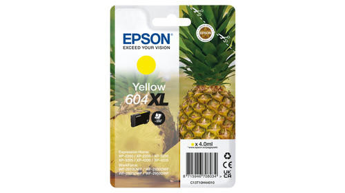 Epson EPSON PINEAPPLE 604XL YELLOW SINGLEPACK INK