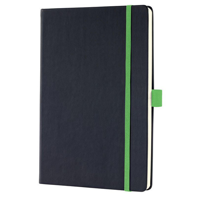Cartridge World Conceptum A5 Lined 194p Ntbk Black/Green