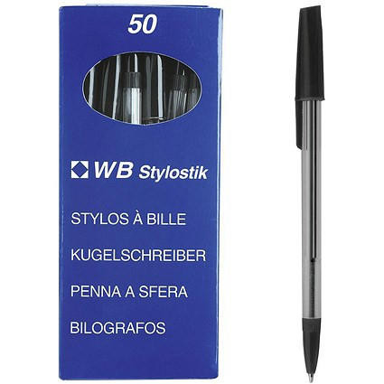 Cartridge World Ballpoint Pen Medium Black 